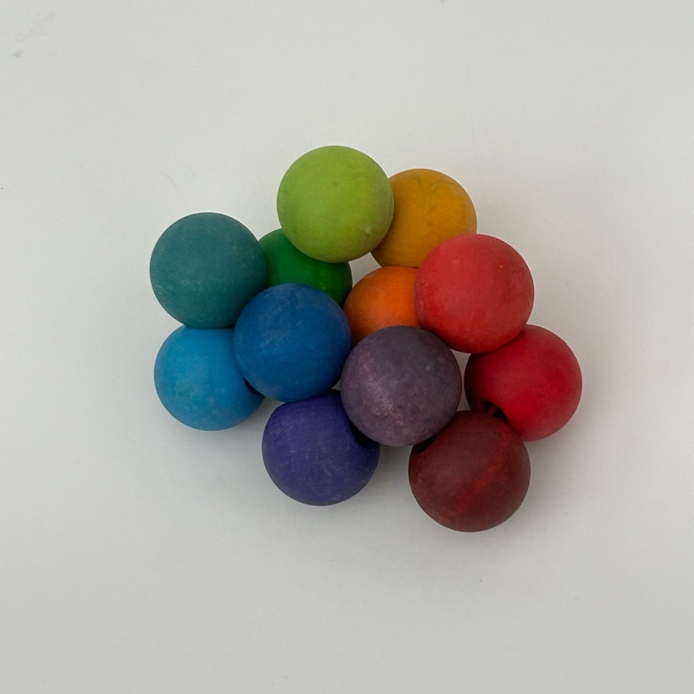 Grimm’s Rainbow Beads Grasper Wooden Toy